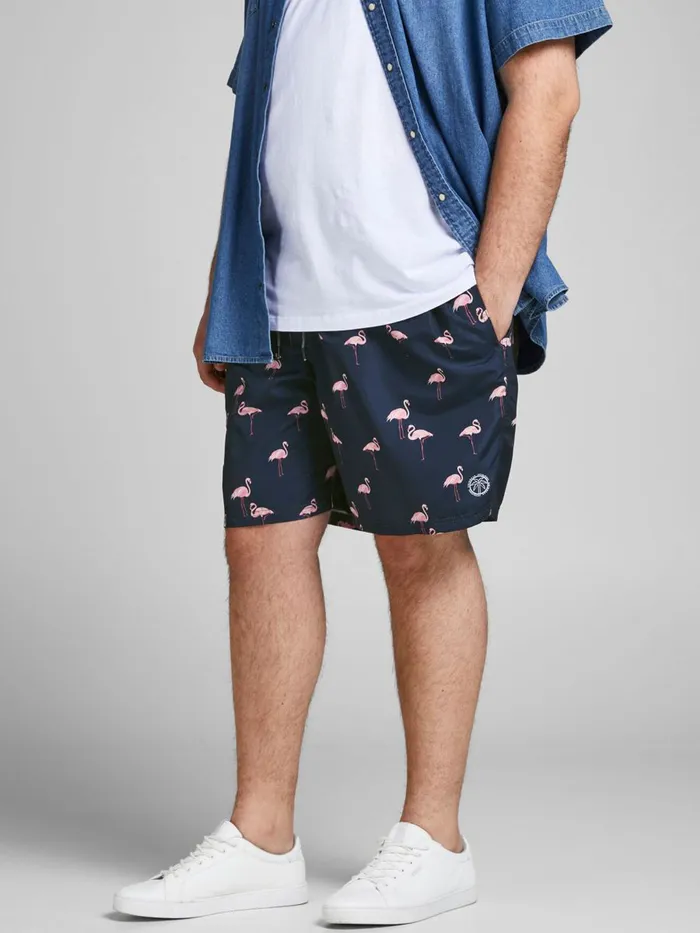 Shorts JACK and JONES Mens BALI AKM SAFARI PLUS SIZE SWIM SHORTS Blue Navy Blazer Gift Ideas