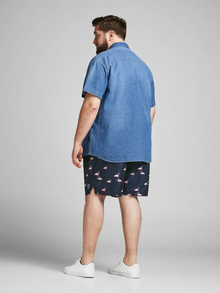 Shorts JACK and JONES Mens BALI AKM SAFARI PLUS SIZE SWIM SHORTS Blue Navy Blazer Gift Ideas
