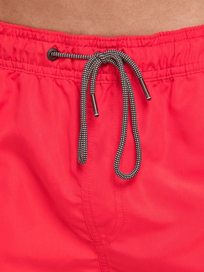 Shorts JACK and JONES Mens RECYCLED POLYESTER SWIM SHORTS Red Flame Scarlet Cheap On Sale