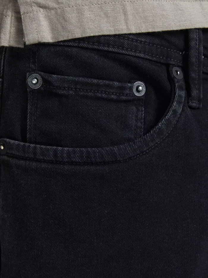 Shorts JACK and JONES Mens RICK FELIX AM 066 DENIM SHORTS Black Black Denim Gift Ideas