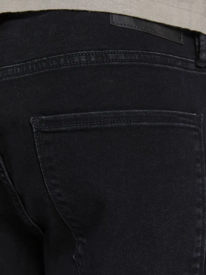 Shorts JACK and JONES Mens RICK FELIX AM 066 DENIM SHORTS Black Black Denim Gift Ideas