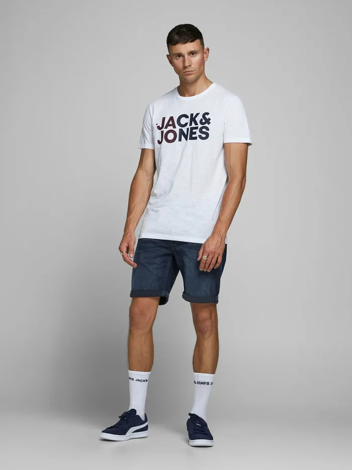 Shorts JACK and JONES Mens RICK ORIGINAL AGI 004 DENIM SHORTS Blue Blue Denim Gift 4 You