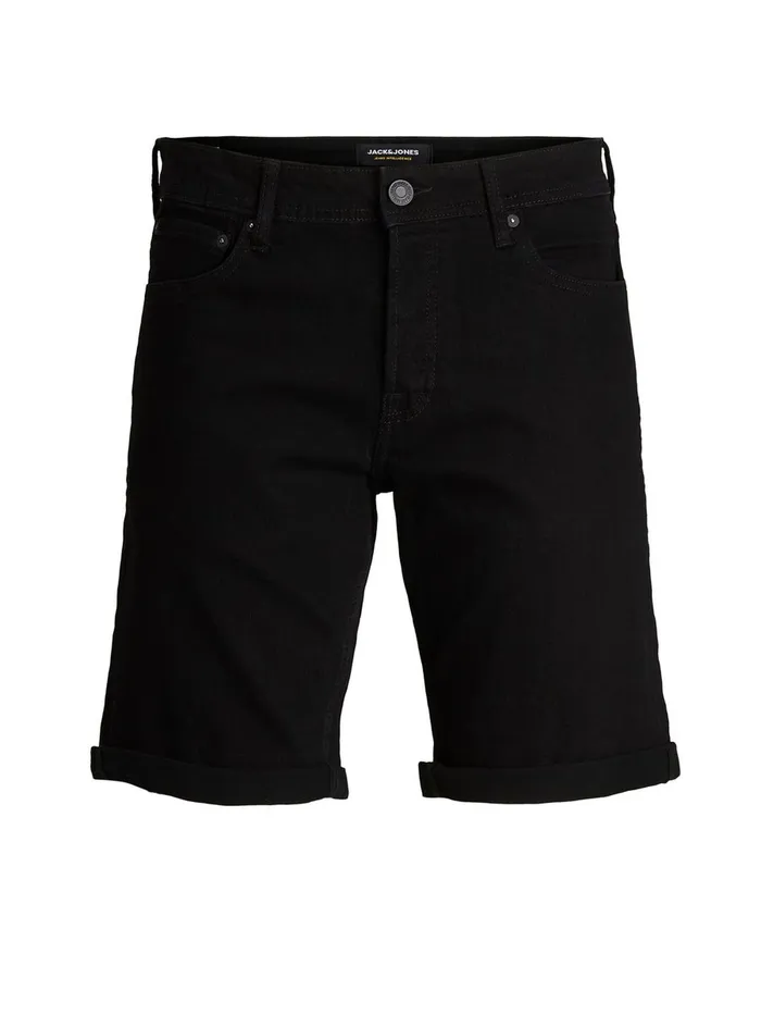 Shorts JACK and JONES Mens RICK ORIGINAL PLUS SIZE DENIM SHORTS Black Black Denim Gift for Friend Shorts JACK and JONES Mens RICK ORIGINAL PLUS SIZE DENIM SHORTS Black Black Denim Gift for Friend