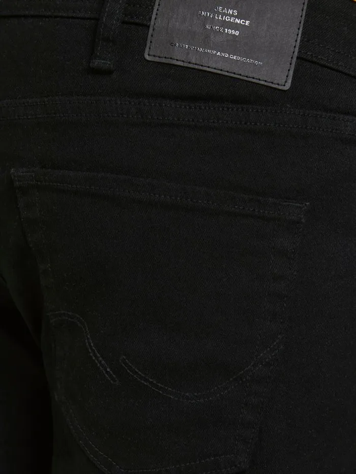 Shorts JACK and JONES Mens RICK ORIGINAL PLUS SIZE DENIM SHORTS Black Black Denim Gift for Friend