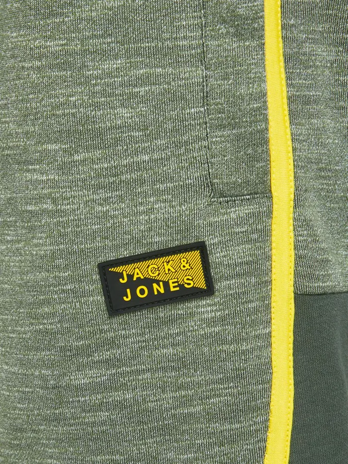 Shorts JACK and JONES Mens SPORTY NB SWEAT SHORTS Green Oil Green Cheap On Sale