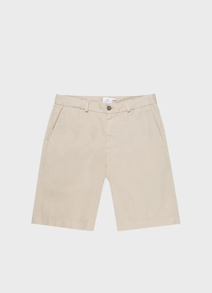 Shorts Men ussunspel Stretch Cotton Twill Chino Shorts Light Stone