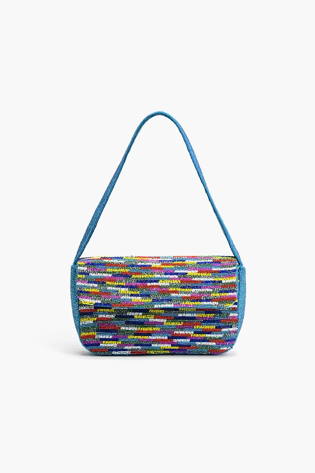 Shoulder Bags America and Beyond Women Cobalt Canvas Spectrum Shoulder Bag