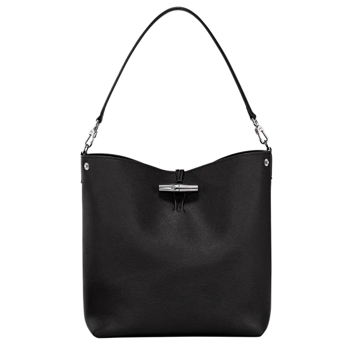 Shoulder bags Longchamp Women Le Roseau M Shoulder bag BlackBlackBlack