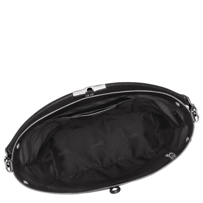 Shoulder bags Longchamp Women Le Roseau M Shoulder bag BlackBlackBlack