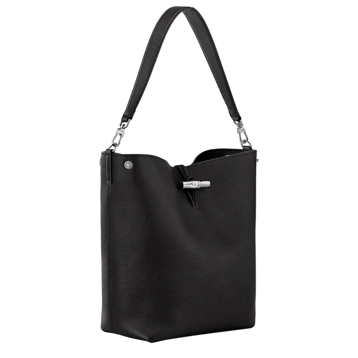 Shoulder bags Longchamp Women Le Roseau M Shoulder bag BlackBlackBlack