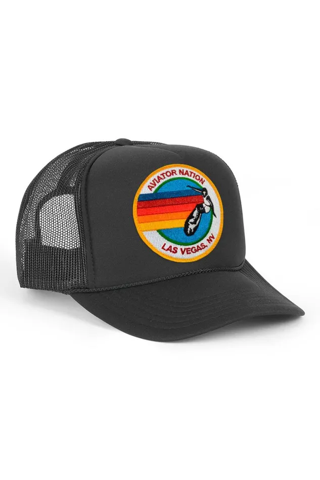 Signature Las Vegas 8211 Vintage Low Rise Trucker WomenMen Aviator Nation Trucker Hats Signature Las Vegas 8211 Vintage Low Rise Trucker WomenMen Aviator Nation Trucker Hats