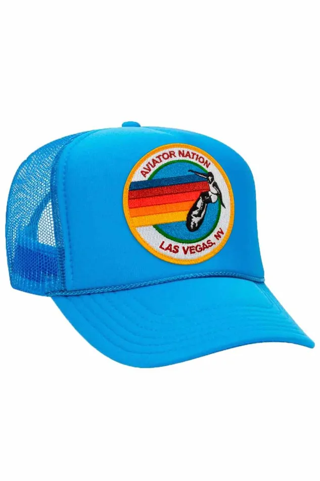 Signature Las Vegas 8211 Vintage Low Rise Trucker WomenMen Aviator Nation Trucker Hats