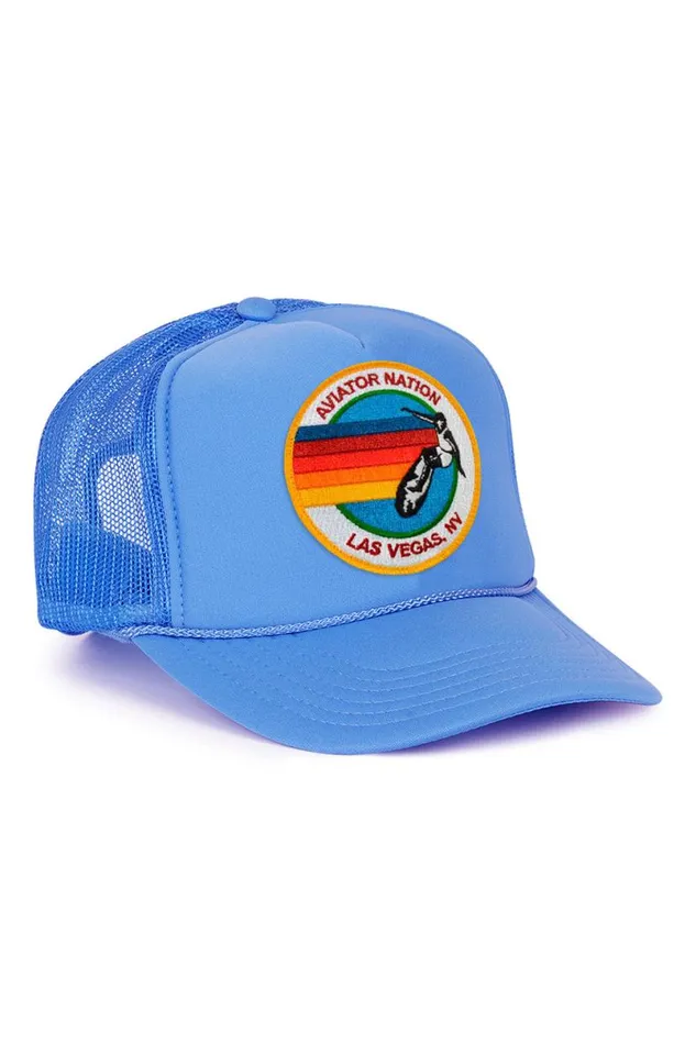 Signature Las Vegas 8211 Vintage Low Rise Trucker WomenMen Aviator Nation Trucker Hats
