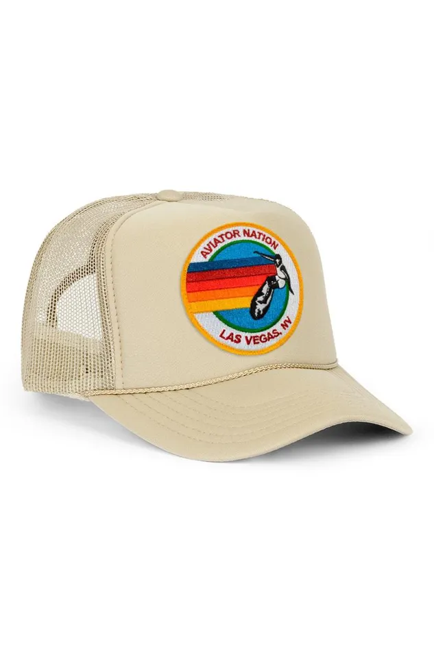 Signature Las Vegas 8211 Vintage Low Rise Trucker WomenMen Aviator Nation Trucker Hats