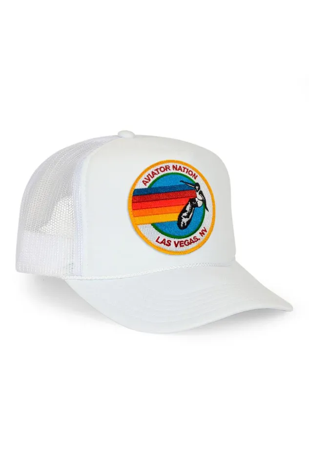 Signature Las Vegas 8211 Vintage Low Rise Trucker WomenMen Aviator Nation Trucker Hats