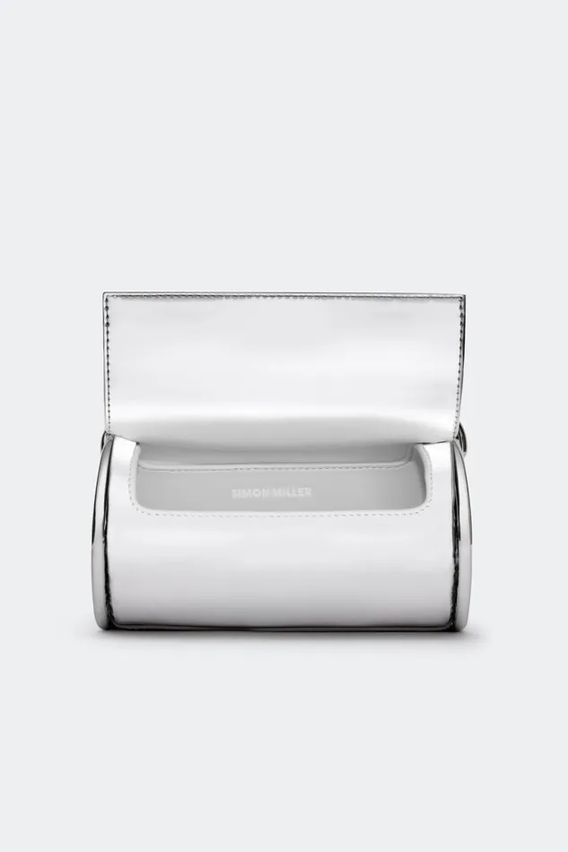 Simon Miller Bags Women Chrome Can Can Bag In Silver Simon Miller Bags Women Chrome Can Can Bag In Silver