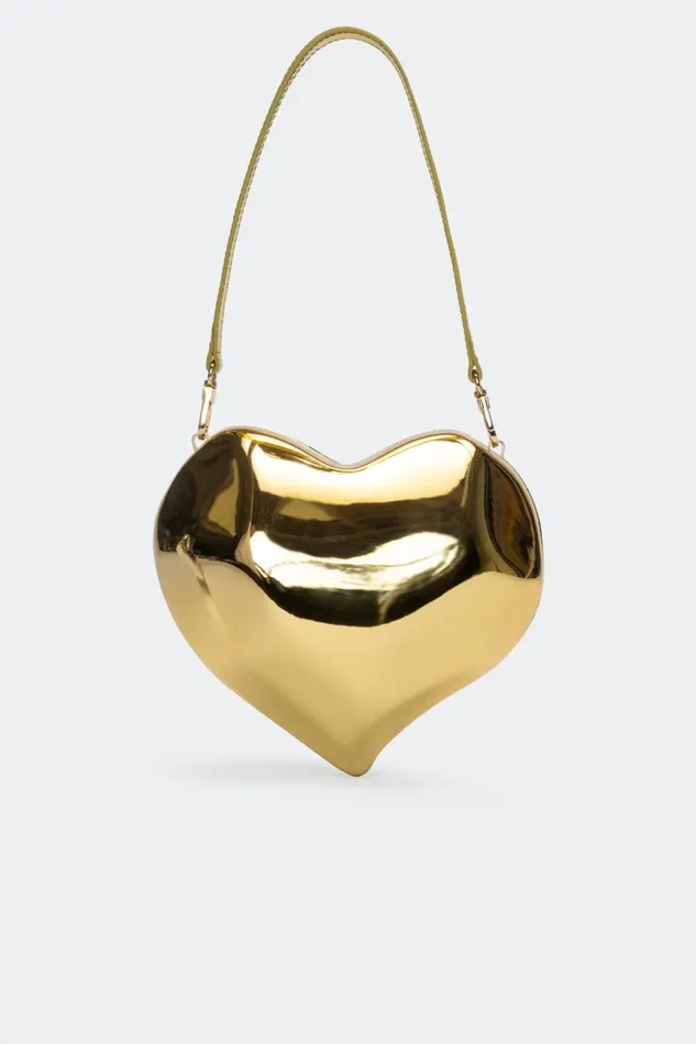 Simon Miller Bags Women Molded Heart Bag In Star Gold