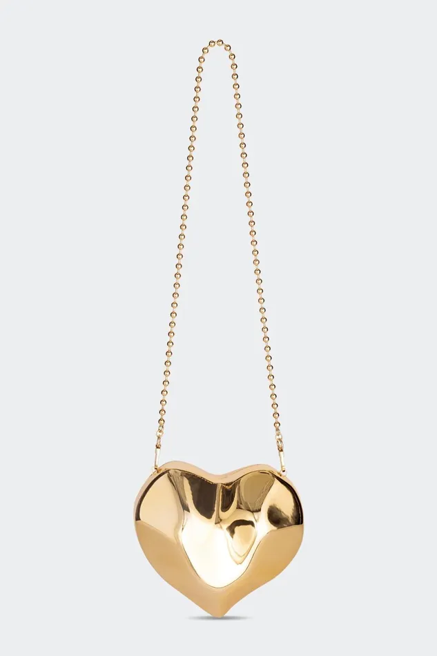 Simon Miller Bags Women Molded Heart Bag In Star Gold