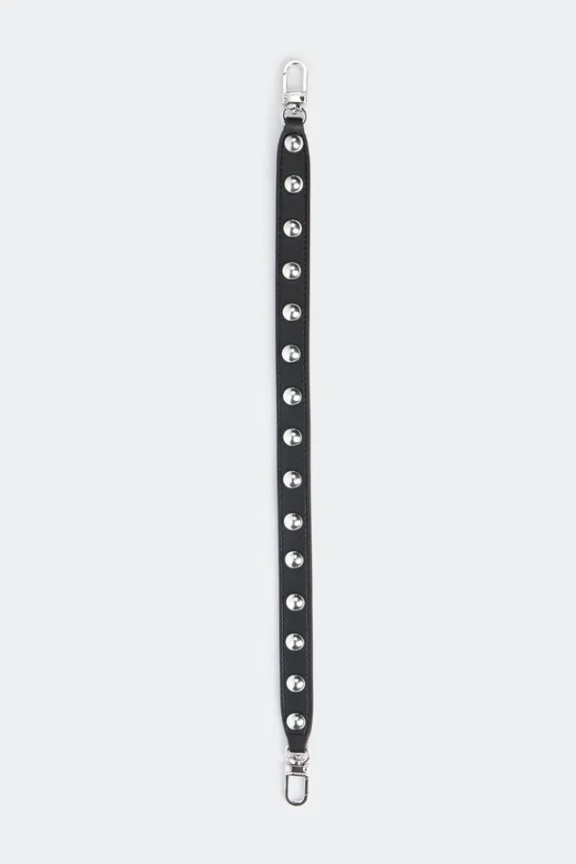 Simon Miller Bags Women Studded Strap In BlackSilver Vegan Leather
