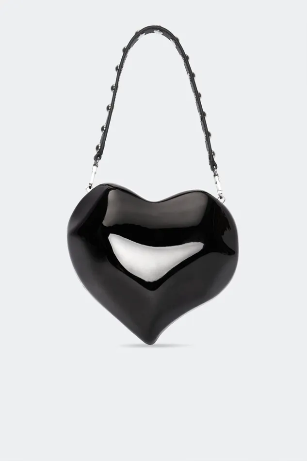 Simon Miller Bags Women Studded Strap In BlackSilver Vegan Leather Simon Miller Bags Women Studded Strap In BlackSilver Vegan Leather