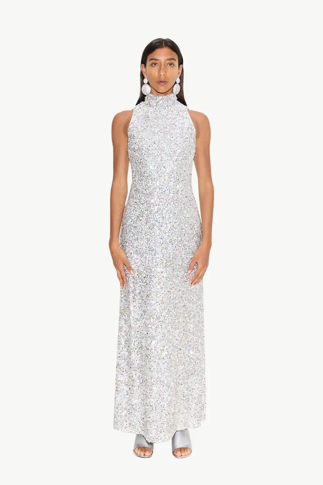 Simon Miller Dresses Women Sculpty Sleeveless Sequin Dress In Iridescent Simon Miller Dresses Women Sculpty Sleeveless Sequin Dress In Iridescent