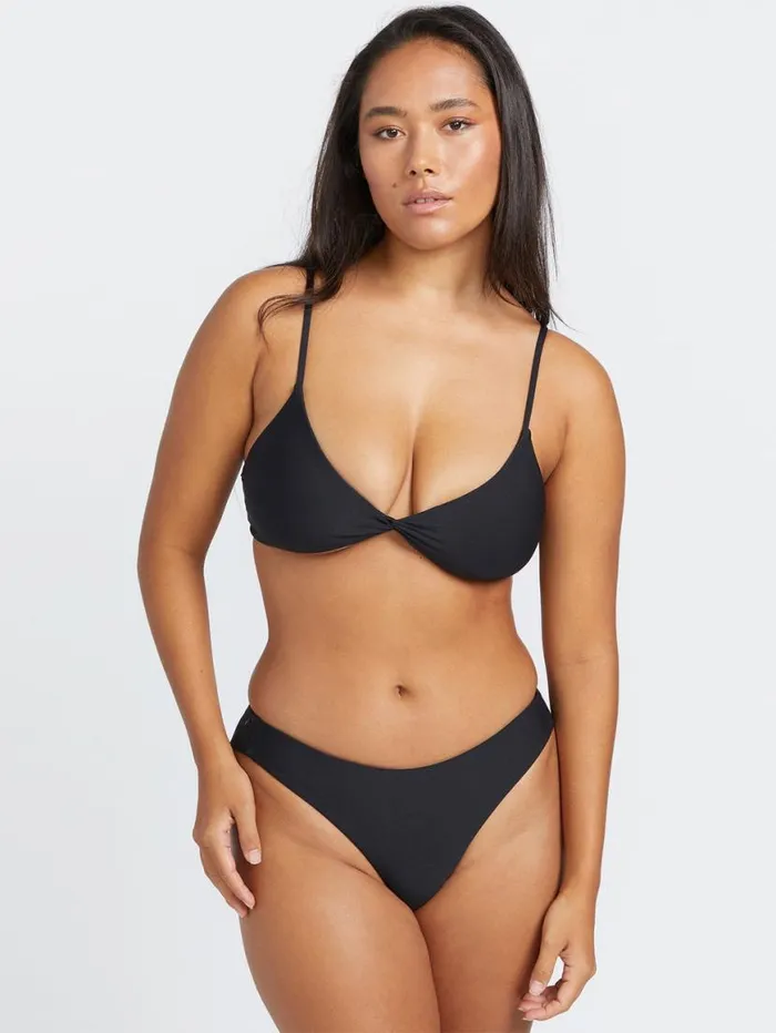 Simply Seamless Cheekini Bottom 8211 Black Womens Volcom Bikinis