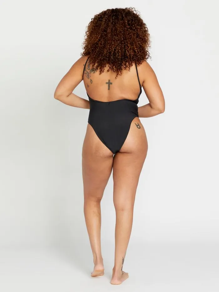 Simply Seamless One Piece Swimsuit 8211 Black Womens Volcom OnePieces