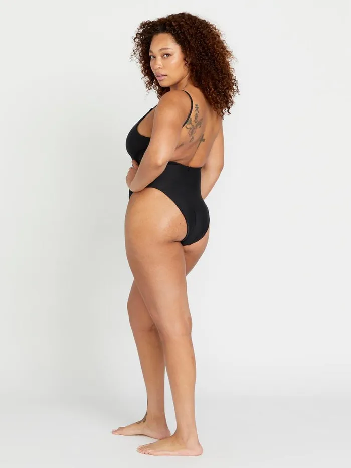Simply Seamless One Piece Swimsuit 8211 Black Womens Volcom OnePieces