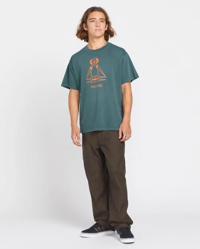 Skate Vitals Remy Stratton Short Sleeve Tee 8211 Dark Slate Mens Volcom Tops and Tees