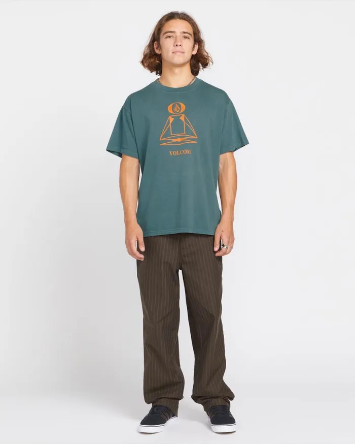 Skate Vitals Remy Stratton Short Sleeve Tee 8211 Dark Slate Mens Volcom Tops and Tees