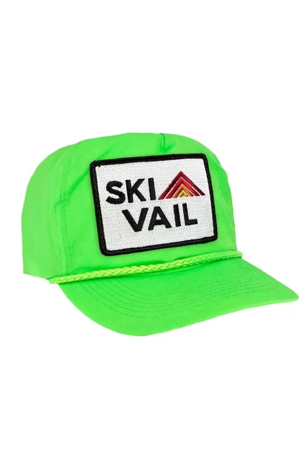 Ski Vail 8211 Vintage Nylon Trucker Hat WomenMen Aviator Nation Trucker Hats
