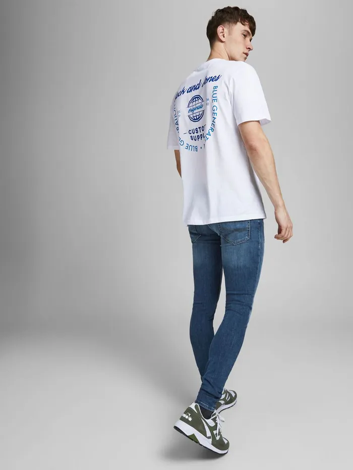 Skinny Jeans JACK and JONES Mens TOM ORIGINAL CJ 930 SKINNY FIT JEANS Blue Blue Denim