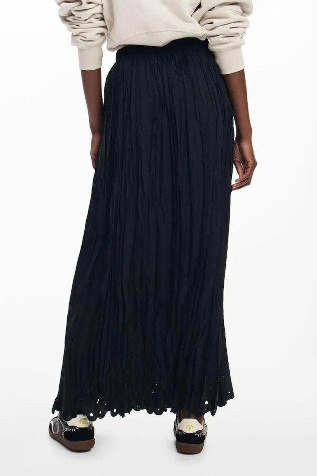 Skirts And Shorts Women Desigual Long Skirt Black