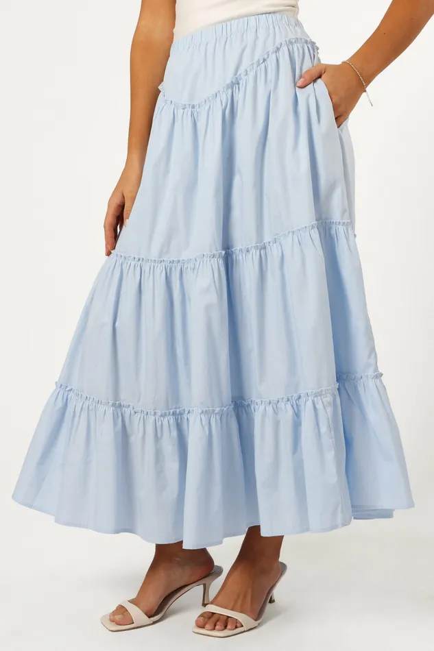 Skirts Somerset Midi Skirt Sky 8211 Petal and Pup Women