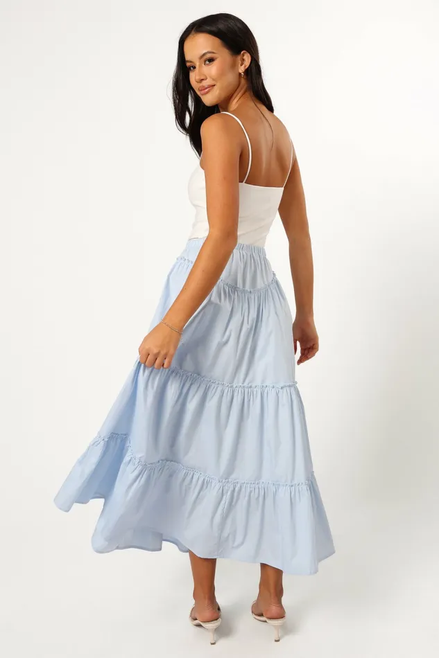 Skirts Somerset Midi Skirt Sky 8211 Petal and Pup Women
