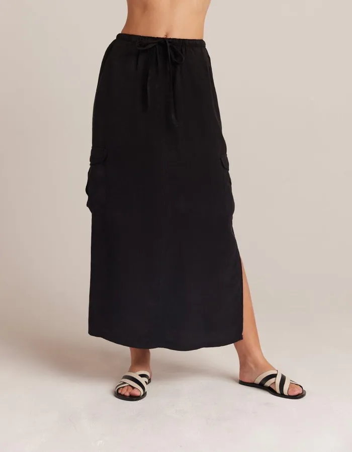 Skirts Women Bella Dahl Goldie Bellow Pocket Cargo Skirt 8211 Black Skirts Women Bella Dahl Goldie Bellow Pocket Cargo Skirt 8211 Black