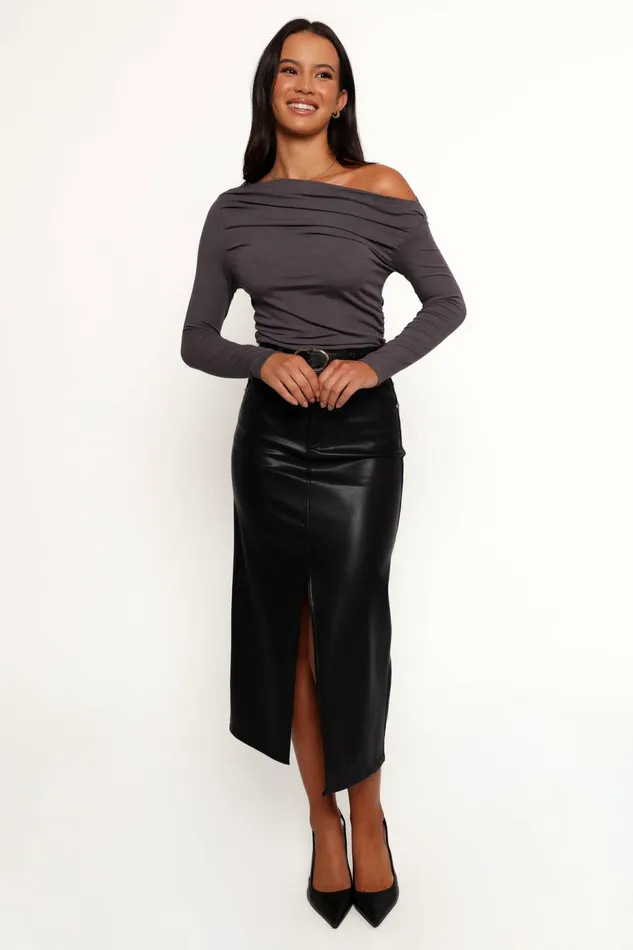 Skirts Women Petal and Pup Jasmyn Midi Skirt Black
