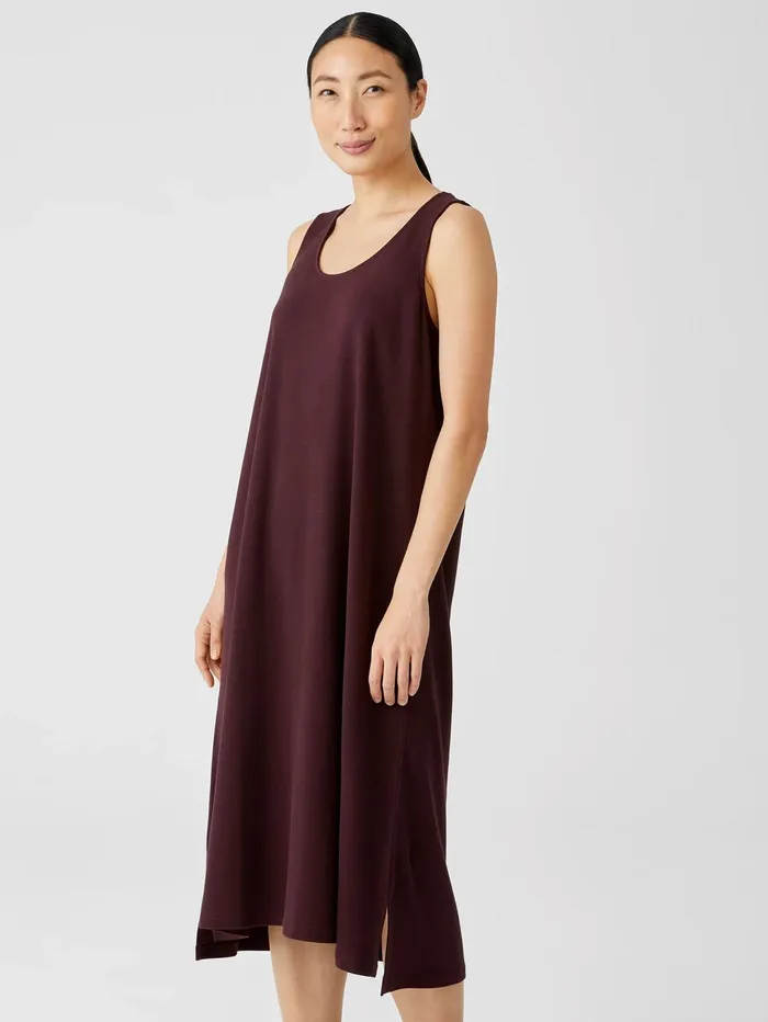 Sleepwear Women Eileen Fisher Organic Cotton Interlock Tank Sleep Dress Cassis Sleepwear Women Eileen Fisher Organic Cotton Interlock Tank Sleep Dress Cassis
