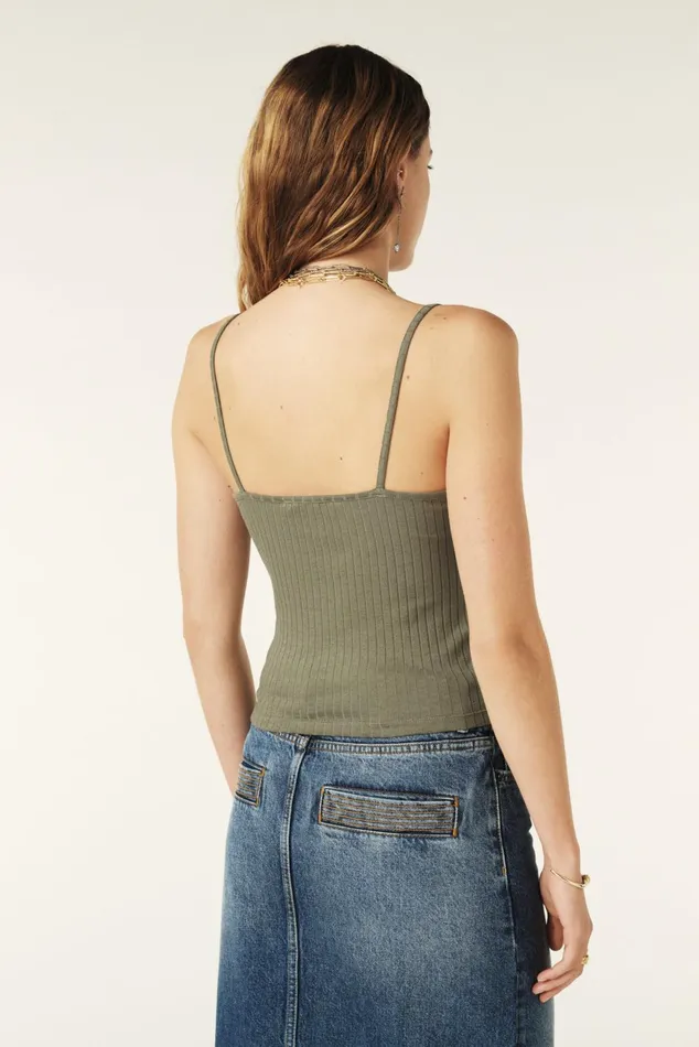 Sleeveless Top Tarsa OffWhite Women Baandsh TShirts and Tank Tops