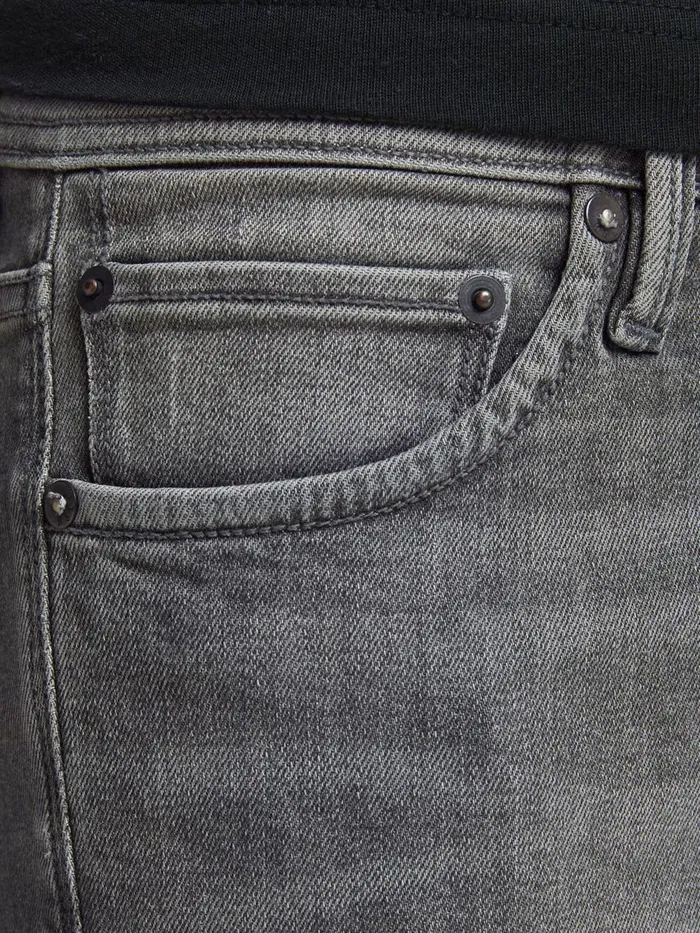 Slim and Straight Jeans JACK and JONES Mens TIM VINTAGE AM 606 SLIMSTRAIGHT FIT JEANS Grey Grey Denim