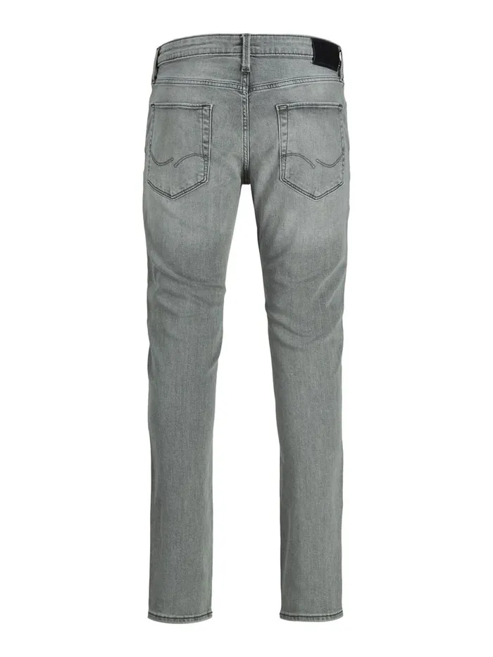 Slim and Straight Jeans JACK and JONES Mens TIM VINTAGE AM 606 SLIMSTRAIGHT FIT JEANS Grey Grey Denim