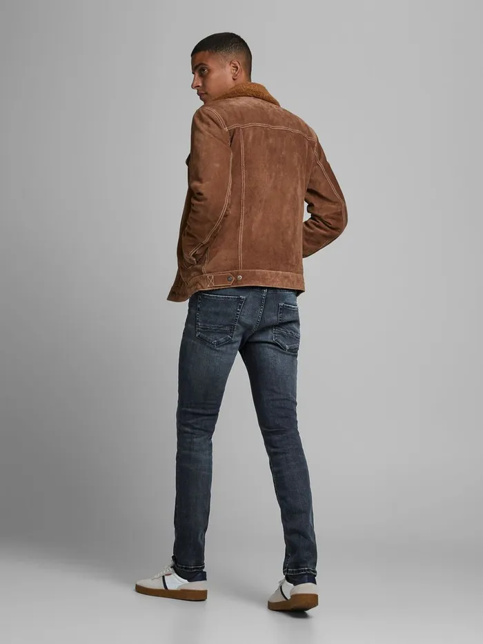 Slim and Straight Jeans JACK and JONES Mens TIM VINTAGE BL 940 SLIMSTRAIGHT FIT JEANS Blue Blue Denim