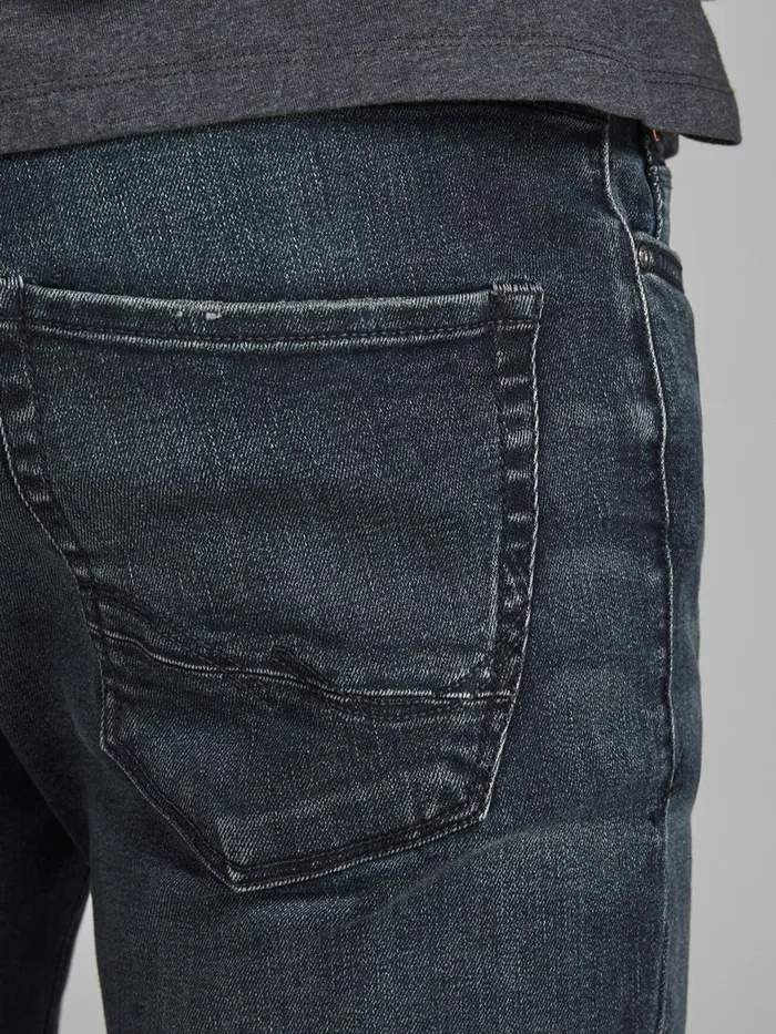 Slim and Straight Jeans JACK and JONES Mens TIM VINTAGE BL 940 SLIMSTRAIGHT FIT JEANS Blue Blue Denim