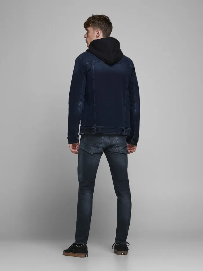 Slim Jeans JACK and JONES Mens GLENN FOX AGI 104 50SPS SLIM FIT JEANS Blue Blue Denim