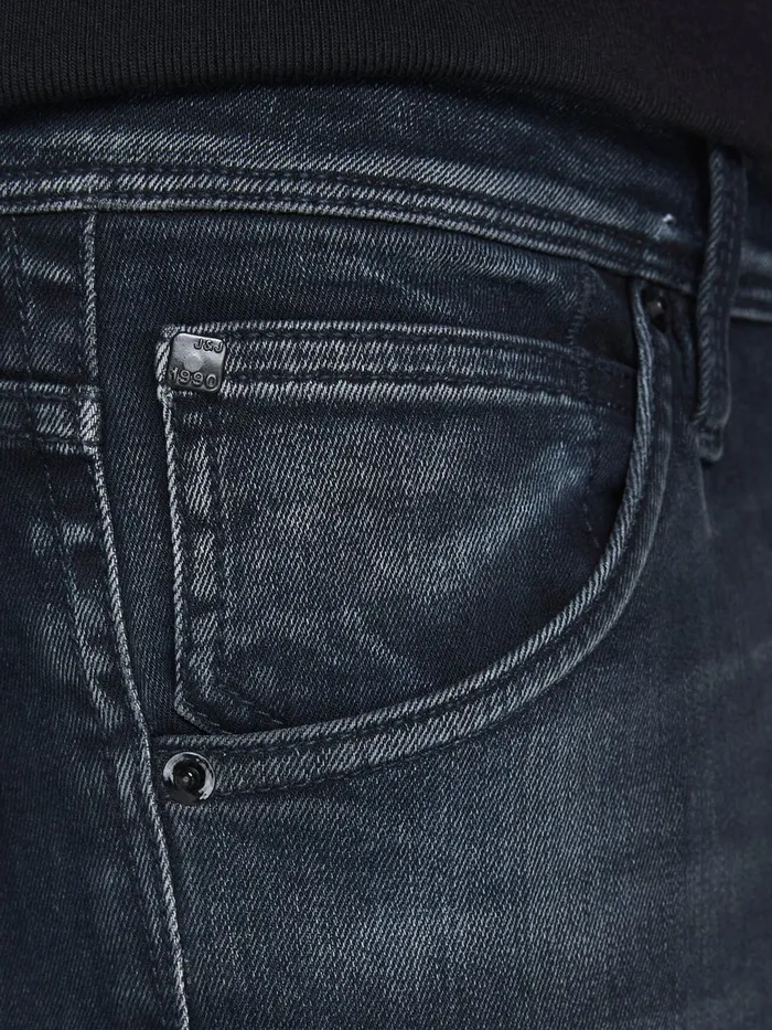 Slim Jeans JACK and JONES Mens GLENN FOX AGI 104 50SPS SLIM FIT JEANS Blue Blue Denim