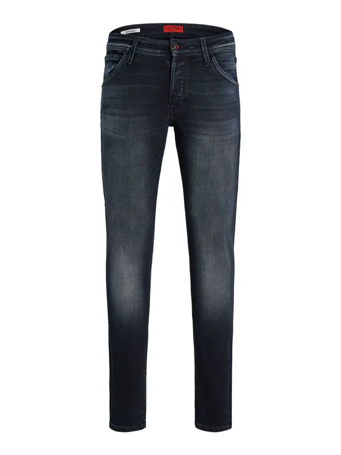 Slim Jeans JACK and JONES Mens GLENN FOX AGI 104 50SPS SLIM FIT JEANS Blue Blue Denim