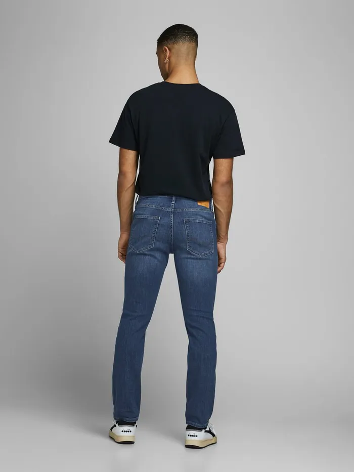 Slim Jeans JACK and JONES Mens GLENN ORIGINAL AM 814 SLIM FIT JEANS Blue Blue Denim