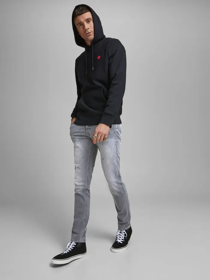 Slim Jeans JACK and JONES Mens GLENN ORIGINAL JOS 208 PCW 50SPS SLIM FIT JEANS Grey Grey Denim