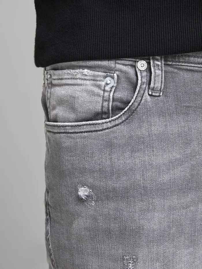 Slim Jeans JACK and JONES Mens GLENN ORIGINAL JOS 208 PCW 50SPS SLIM FIT JEANS Grey Grey Denim