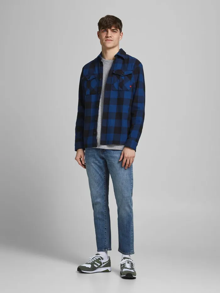 Slim Jeans JACK and JONES Mens GLENN ROYAL R233 RDD SLIM FIT JEANS Blue Blue Denim